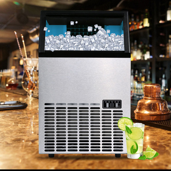 Commercial ice machine large automatic Square ice cubes ice making machine for bars, cafes, cold drinks shops