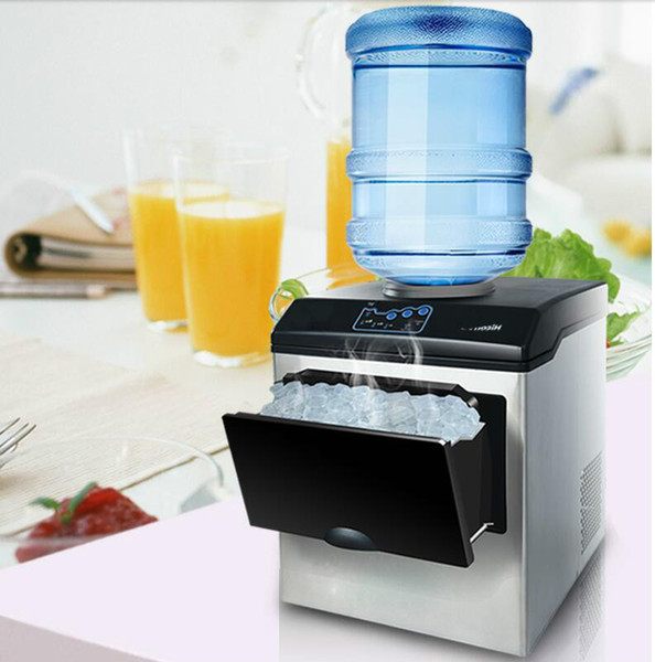 24H/25kg commercial or household portable countertop automatic bullet ice machine for coffee shops, cold drinks shops, bars