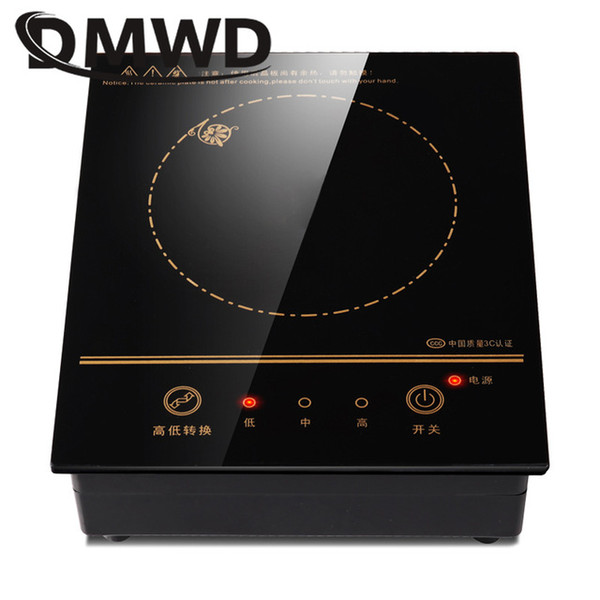 DMWD Mini Electric Magnetic Induction Cooker Wire control Embedded Hotpot Hob Burner Waterproof hot pot Tea Boiler Stove Cooktop