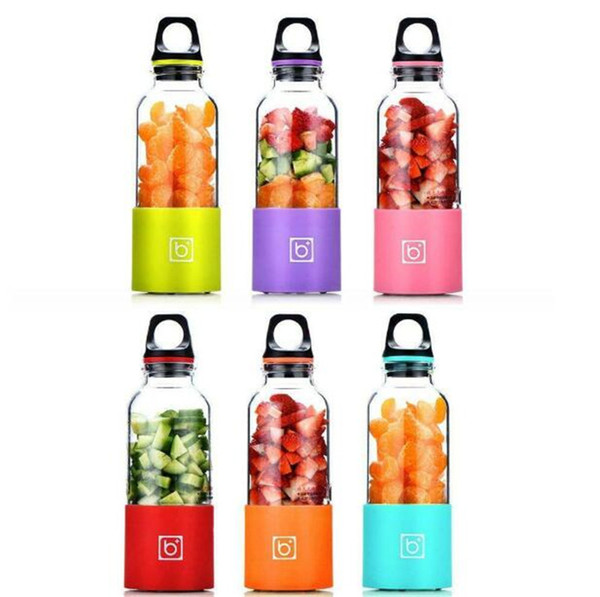 500ML Electric Juicer Cup Smoothie Blender Extractor USB Squeezers Fruit Citrus Lemon Orange Juicer Machine Bottle Juice Drop