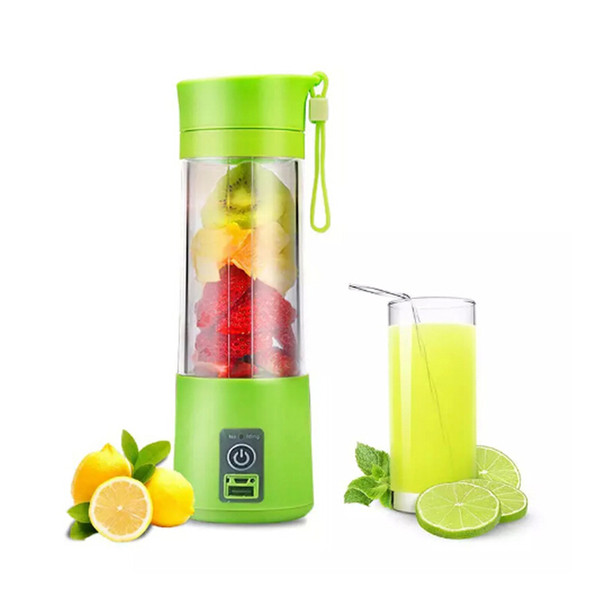 Portable Electric Fruit Juicer Cup Vegetable Citrus Blender Juice Extractor Ice Crusher with USB Connector Rechargeable Juice Maker