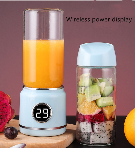 Portable juicer motor charging juicer mini household small multi-functional juice cup charging borosilicate glass durable endurance