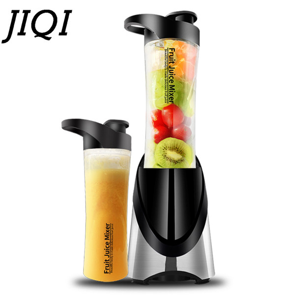 JIQI Electric Juicer Food Mixer Automatic Fruit Vegetable Citrus Juice Extractor Smoothies Maker Pocket Sports Bottle Blender EU