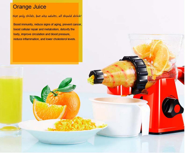 2019 Manual New Quality Manual Juicer and Plastic Ice Cream Maker