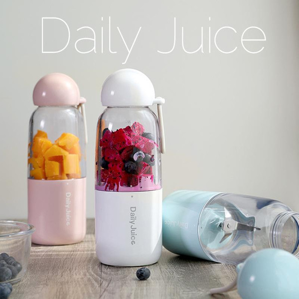 New Simple Bottle Juice Cup Portable Rechargeable Outdoor Juicer Juice Milkshake Puree Rice Paste Blender Mixer