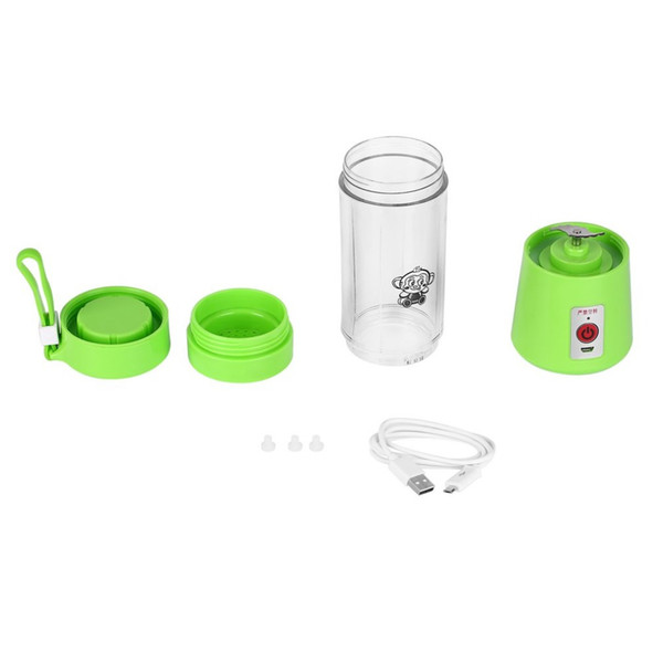 new arrival Portable 380ml USB Electric Fruit Juicer Handheld Smoothie Maker Rechargeable Mini Portable Juice Cup Water Bottle