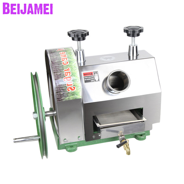 BEIJAMEI Stainless steel commercial Sugar cane juicer Extractor Hand-operated manual sugar cane juicer making machine price