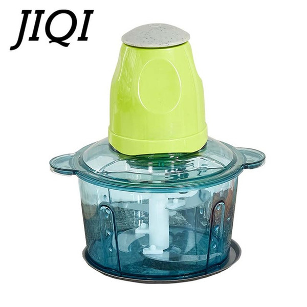 JIQI 2L Electric Meat Grinder Stir Chopper Pepper Onion Nut Shredder Mincer Automatic Fruit Vegetable Food Processor Blender EU