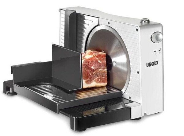 100W household electric meat stainless steel bread slicer 220V-240V double switch Safety protection food forzen cutter LLFA