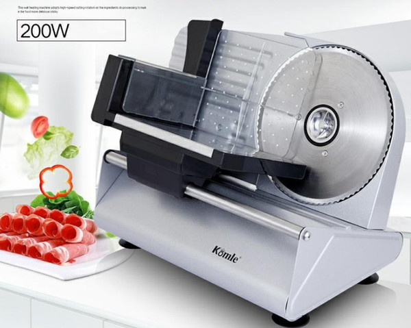 200W electric Slicer Household Lamb slice meat Slices of bread Hot Pot Desktop Meat cutting machine LLFA