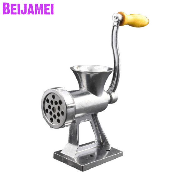 BEIJAMEI Kitchen Manual Meat Grinder For Sausage Beef Mincer Tabletop Multifunctional Home Meat Chopper Kitchen Tool