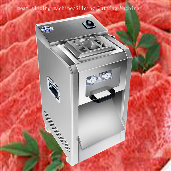 high quality Meat Cutter Stainless Steel Vertical Meat Slicer Commercial Meat Cutting Machine Removable Blade 2200W 220kg/h