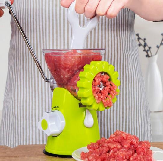 Red/green Multifunctional hand mixer Meat grinder Mincer Food grade material Enema sausage machine