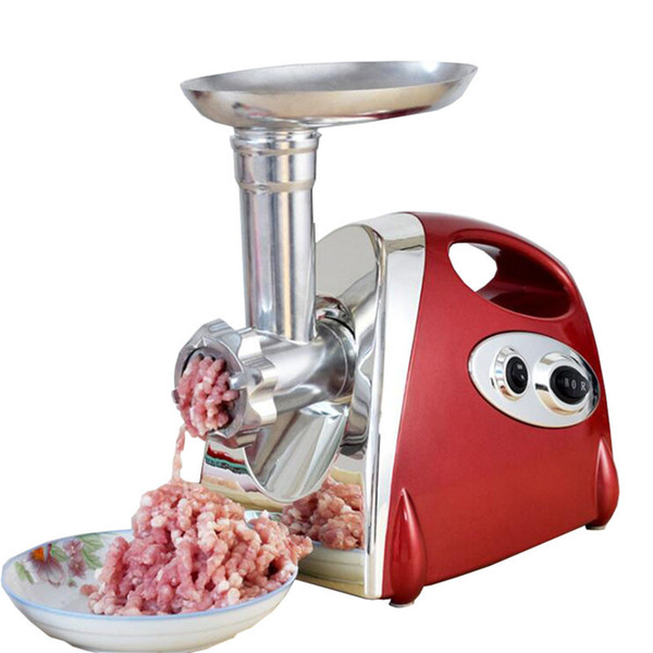 High Quality Multifunctional stainless steel electric meat grinder can be used to cut meat, vegetables and fruits 800W