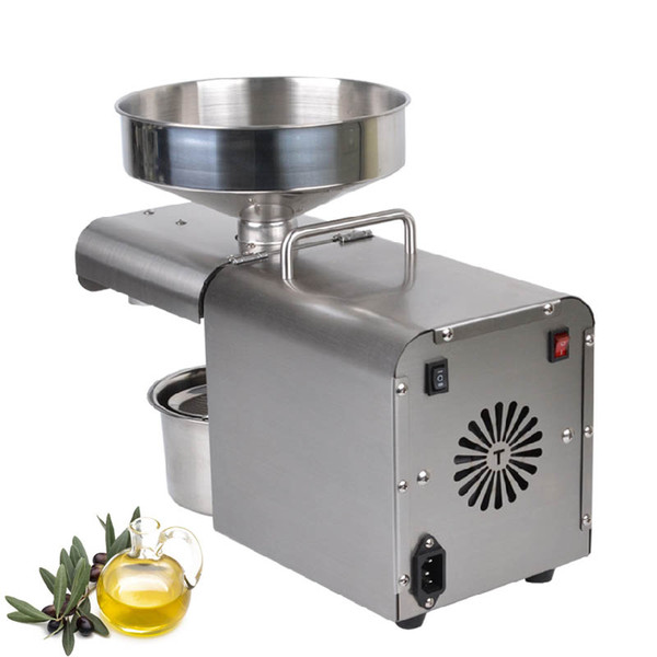 BEIJAMEI 1500W Home Oil Pressers Commercial Peanut Oil Extraction Stainless steel Walnut/Perilla seeds oil maker 220V/110V