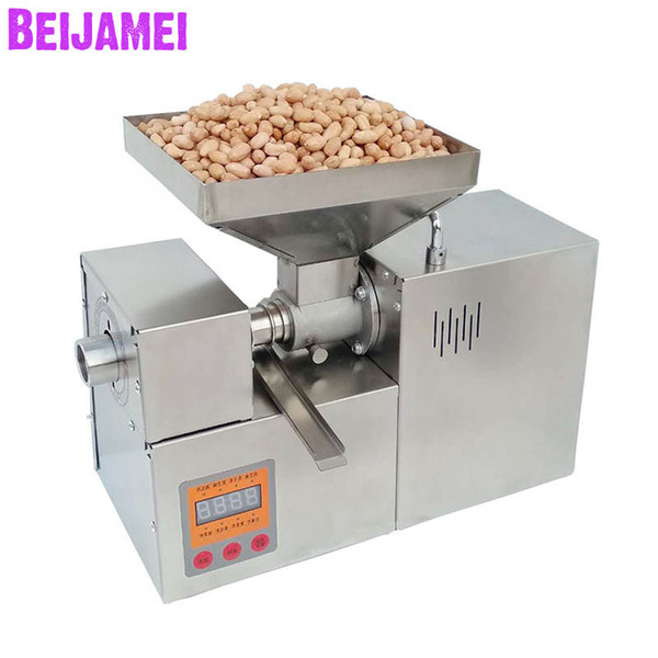 BEIJAMEI Hot selling electrical cold peanut oil press expeller machine price sesame Flaxseed Perilla seeds oil extraction