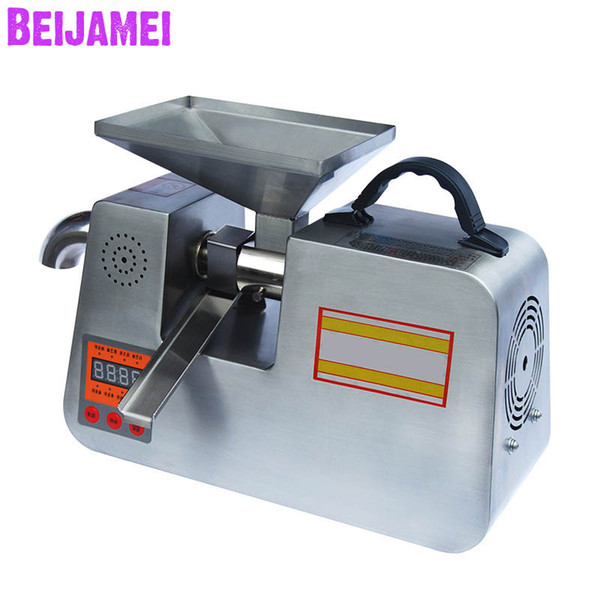 BEIJAMEI high extraction cooking oil making machine/household Perilla seeds small oil press electric peanut oil presser