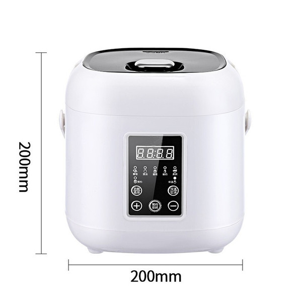 DMWD 2L Mini Home Non-stick Rice Cooker 220V 5 Functions Electric Soup Pot Yogurt Cake Machine 24H Appointment For 2 People