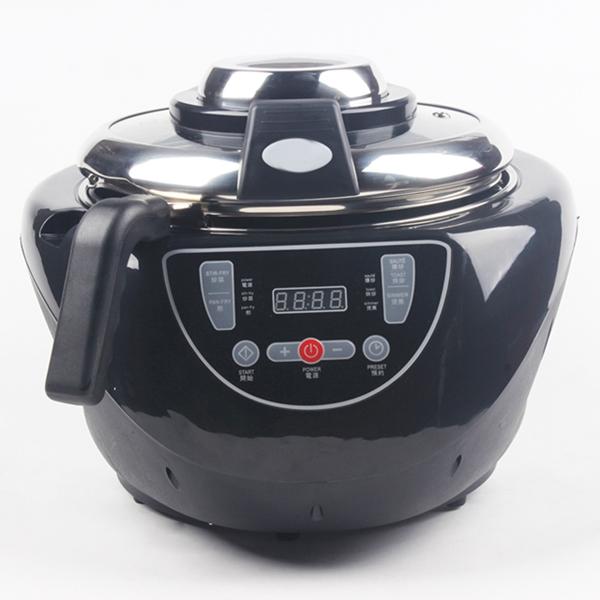 DMWD 3.5L Multifunctional Electric Cooker 220V Automatic Stirring Frying Pot Chinese Food Boiling Steam Wok Smokeless Skillet