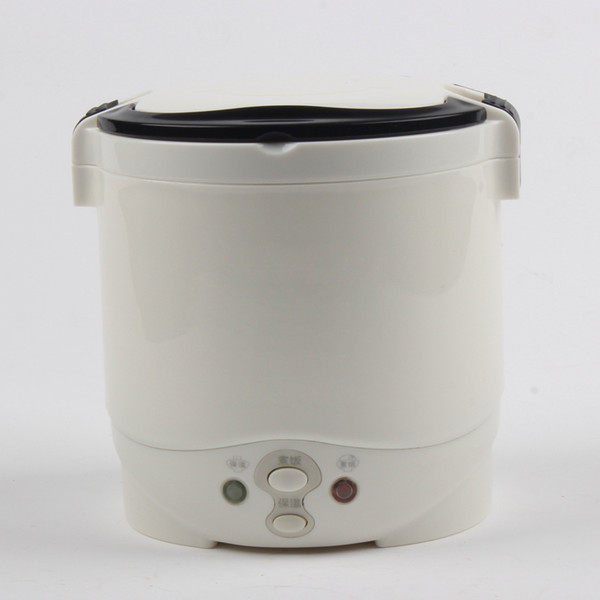 DMWD 1L Mini Electric Rice Cooker 12V/24V For Car Truck Food Steming/Boiling/Cooking Soup Pot Heat Preservation 1-2 People