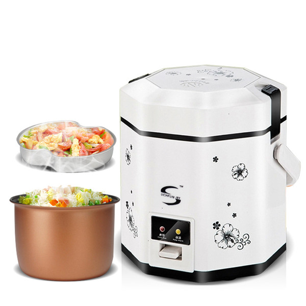 1.2L portable mini electric rice cooker 110V|220V cooking tools Europe Chinese British standard American Standard plug C01003