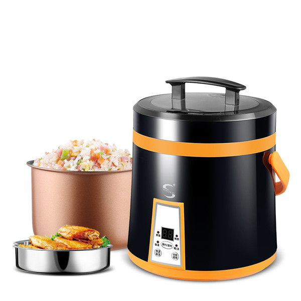 Portable 1.6L mini electric rice cooker 110V|220V coking tools Europe American Standard plug C01004