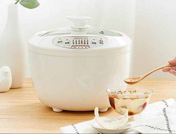 Joyoung D-10G1 Water-proof stew Ceramic liner Mini Soup porridge Automatic electric cooker 1L Dessert / Yogurt / Bird's Nest / Egg Tart