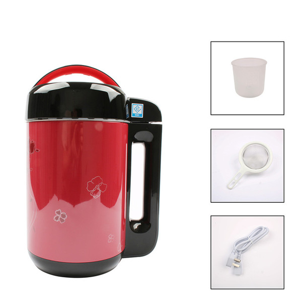 HIMOSKWA Multifuctional 1.2L Soymilk Maker Soy Milk Machine 220V Jam Maker Milk Shake Machine Soybean Grain Grinding Juicer