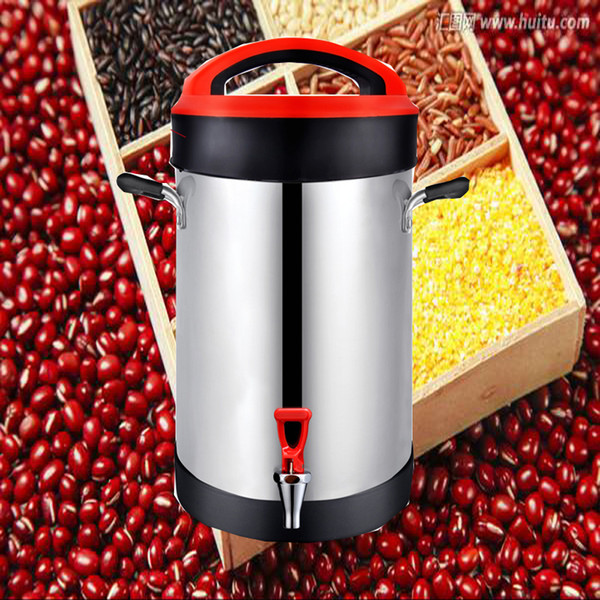 Commercial 220V automatic stainless steel soya-bean milk machine / pulp machine / large capacity soybean juicer 10L