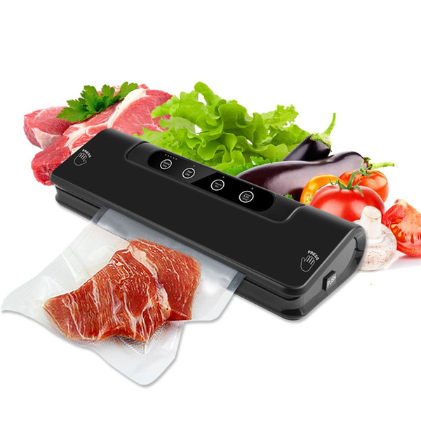 220V 110W Vacuum Sealing Machine Home Best Vacuum Sealer Fresh Packaging Machine Food Saver Vacuum Packer Include 15pcs Bags Free