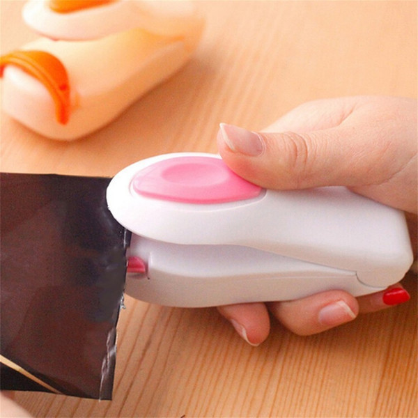 high quality Vacuum Food Sealer Mini Portable Heat Sealing Machine bag Sealer Seal Machine Poly Tubing Plastic Bag Kit Tool Drop Shipping