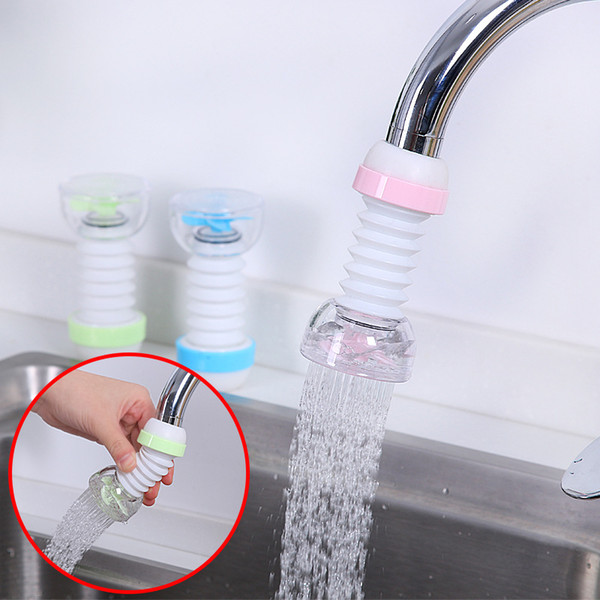 360 Adjustable Flexible Kitchen Tap Bubbler Filter Sprayer Faucet Extender Water Saving Shower Head for Kitchen Bathroom