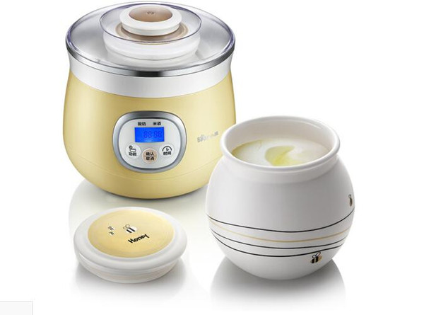 chinaguangdong Bear 1L Yogurt Maker household Yogurt machine 1L SNJ-530 110-220-240V health Ceramic interior pot