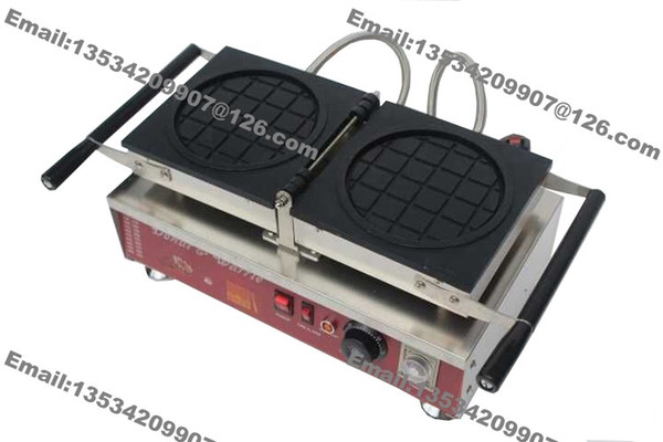 Free Shipping 1-slice Commecial Use Non Stick Turnable 110v 220v Electric Doughnut Waffle Baker Maker Machine Iron