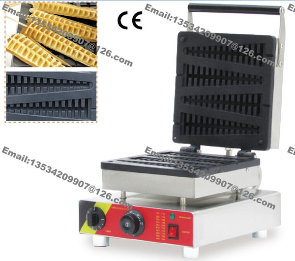 Free Shipping Commercial Use Nonstick 110v 220v Electric 4pcs Belgium Belgian Lolly Waffle Stick Baker Maker Iron Machine Mold