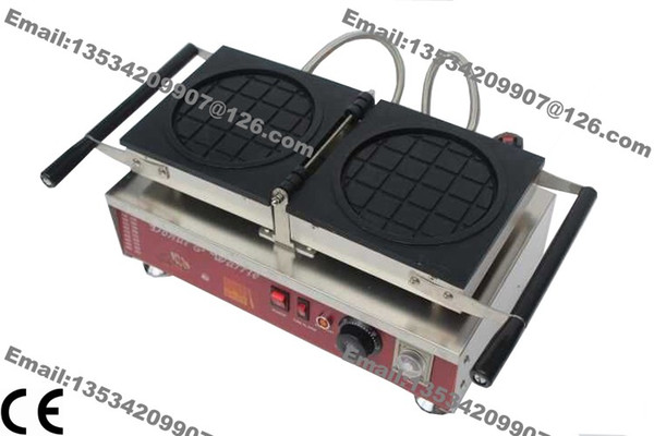 Free Shipping 1-slice Commecial Use Non Stick Turnable 110v 220v Electric Donut Waffle Baker Maker Machine Iron