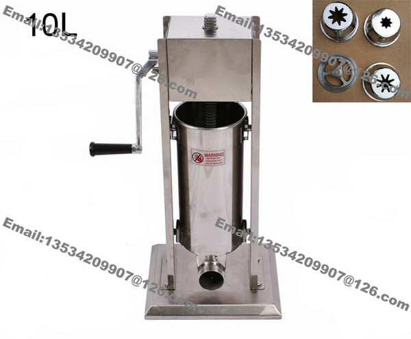 Free Shipping Stainless Steel 10L Commercial Manual Spainish Churros Filler Machine Maker with Fryer and Injector