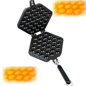 Home Use Commercial Use Stovetop Hongkong Eggettes Egg Waffle Pan Bubble Waffle Mold Iron Plate Oven