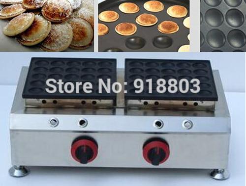 50pcs Commercial Use Non-stick LPG Gas Poffertjes Mini Dutch Pancakes Baker Maker Iron Machine Mold Pan