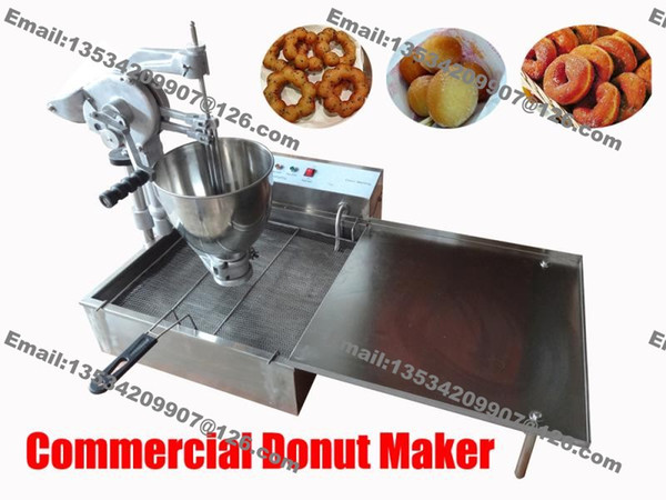 300pcs/h Heavy Duty Manual Cake Donut Doughnut Holes Maker Making Machine with 110v 220v Electric Fryer