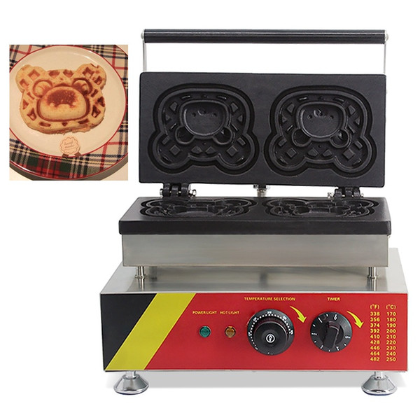 Non-stick commercial waffle bear maker machine electric Japanese ningyo yaki baking irons making pan in kitchen machinery