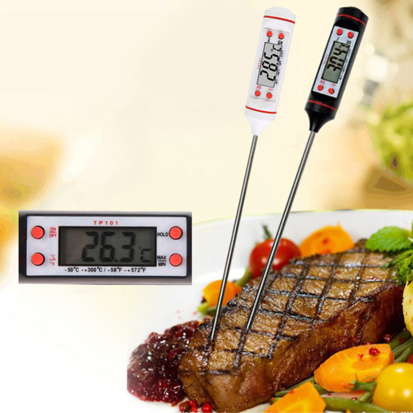 Digital Kitchen Thermometer BBQ Electronic Cooking Food Probe Meat Water Milk High Quality with Retail Packaging