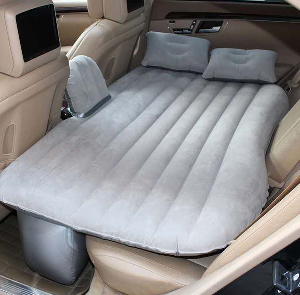 New Brand SY142G1 Integrated Flocking Leather Car Airbed With Child Shelve