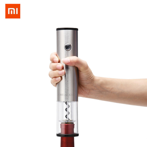 Xiaomi Circle Joy Stainless Steel Electric Wine Opener Corkscrew Automatic Wine Bottle Opener Kit with Foil Cutter