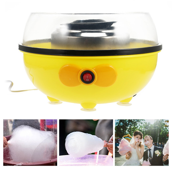 Household Electric Nostalgia DIY Sweet Cotton Candy Maker Machine Mini Portable Dessert Tools Sugar Floss Girls Boys Gift Children's Day TB