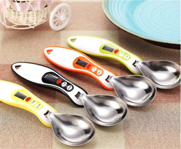 Electronic Kitchen Baking Scale Stainless Steel Measuring Spoon Weighing 30ml Spoon Scale Household Four Colos Household Appliances