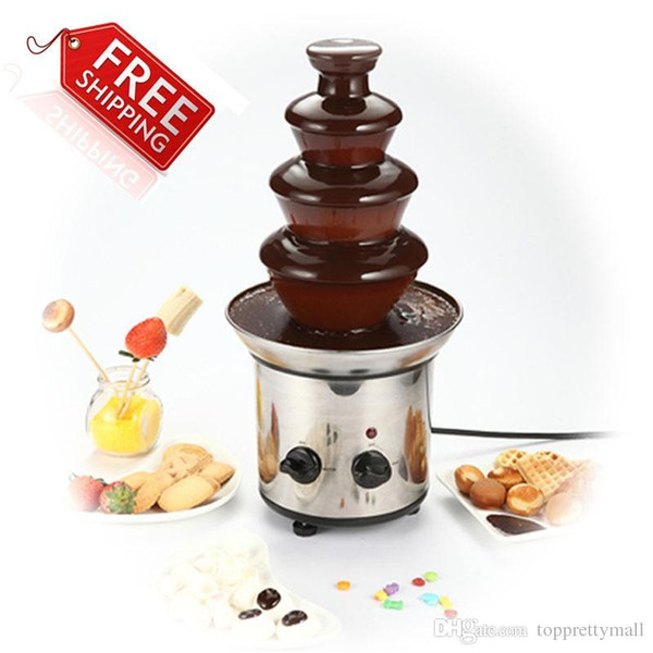 Chocolate Fountain Fondue Event Wedding Children Birthday Festive & Party Supplies Christmas Waterfall Machine A3