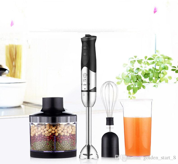 220V Handhled Blender Multifunction Baby Food Mixer Juice /Milk Shake/Rice Paste/Egg Beater 8 Gear Speed Cooking stick