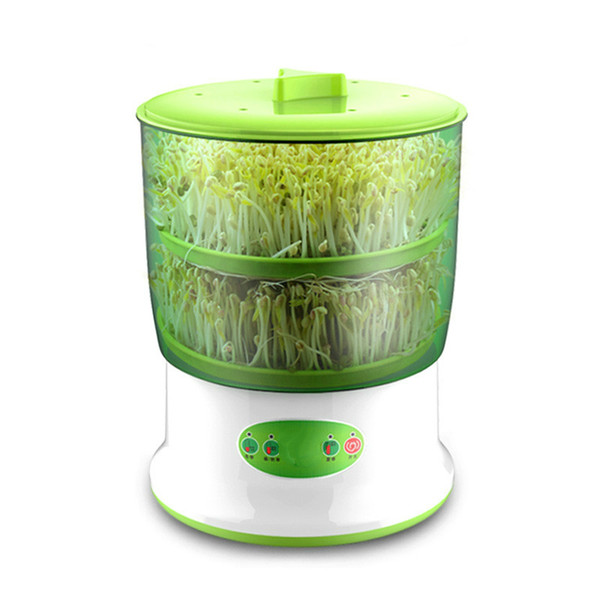 Intelligent Bean Sprouts Maker household Upgrade Large Capacity Thermostat Green Seeds Growing Automatic Sprout Machine EU