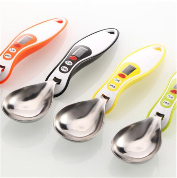 Electronic Kitchen Baking Scale Stainless Steel Measuring Spoon Weighing 30ml Spoon Scale Household Four Colos DHL